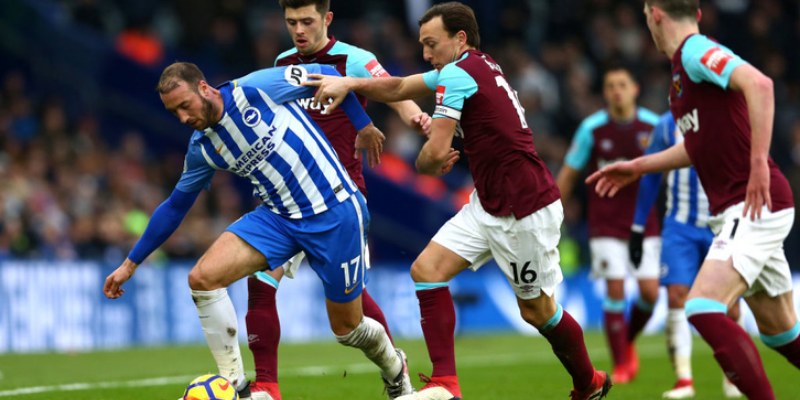 Kèo Sớm Trận Brighton vs West Ham
